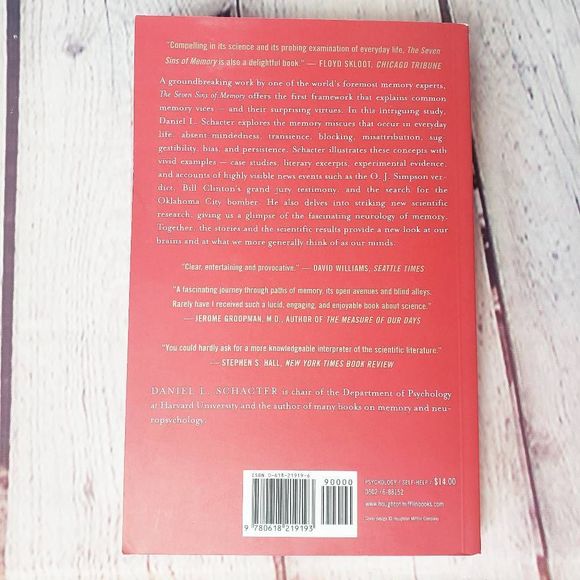 The Seven Sins of Memory {How the Mind Forgets and Remembers} Daniel L. Schacter - Picture 2 of 3